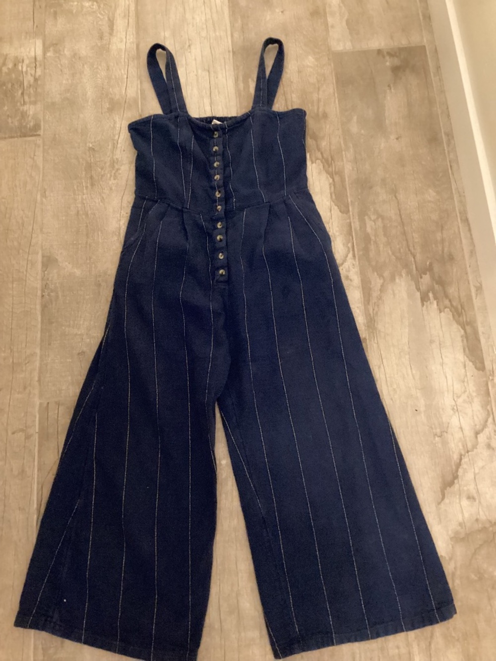 Billabong romper jumper overalls gauze wide leg beach small